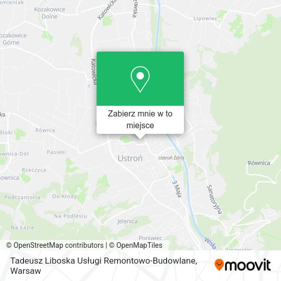 Mapa Tadeusz Liboska Usługi Remontowo-Budowlane