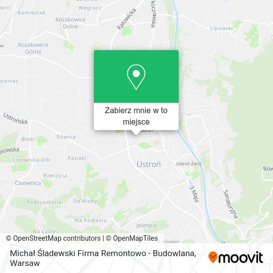 Mapa Michał Śladewski Firma Remontowo - Budowlana