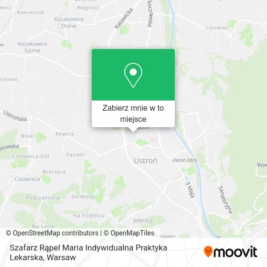 Mapa Szafarz Rąpel Maria Indywidualna Praktyka Lekarska