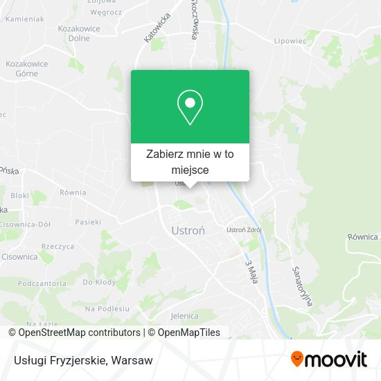 Mapa Usługi Fryzjerskie