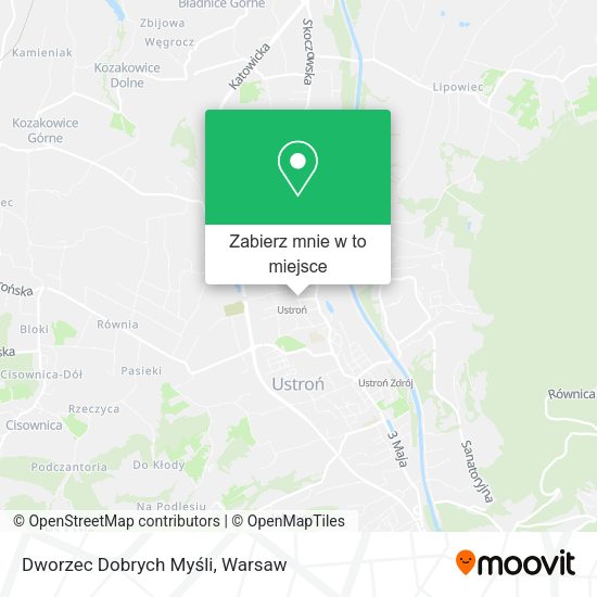 Mapa Dworzec Dobrych Myśli