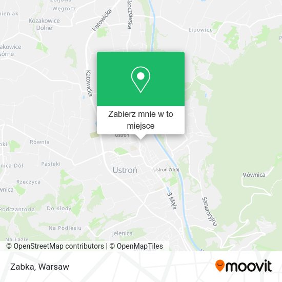 Mapa Zabka