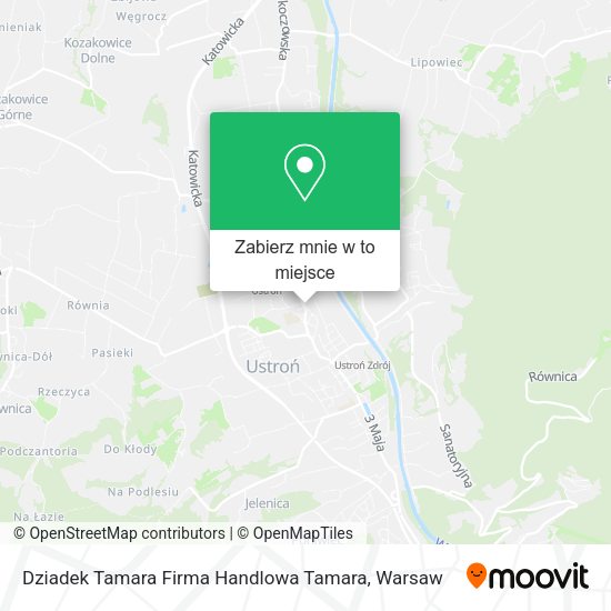 Mapa Dziadek Tamara Firma Handlowa Tamara