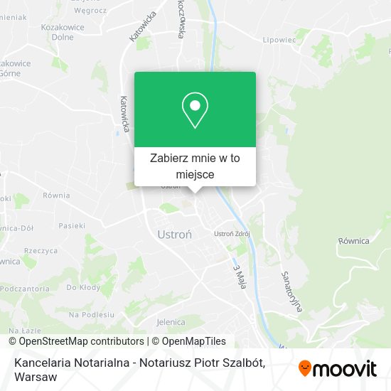 Mapa Kancelaria Notarialna - Notariusz Piotr Szalbót