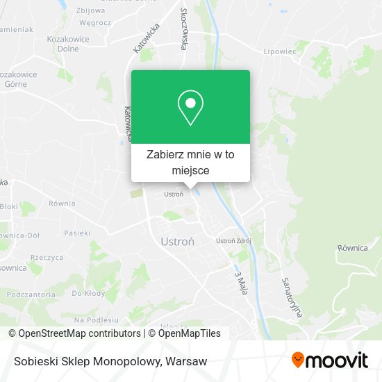 Mapa Sobieski Sklep Monopolowy