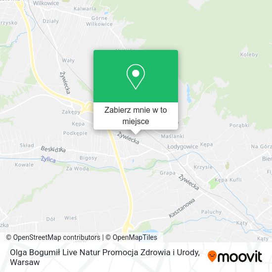 Mapa Olga Bogumił Live Natur Promocja Zdrowia i Urody