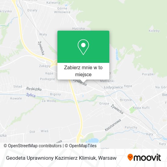 Mapa Geodeta Uprawniony Kazimierz Klimiuk