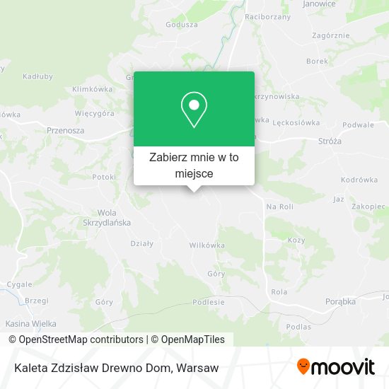 Mapa Kaleta Zdzisław Drewno Dom