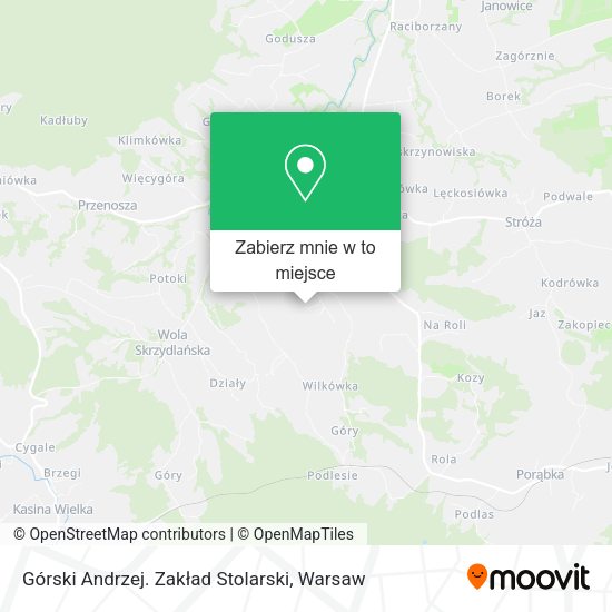 Mapa Górski Andrzej. Zakład Stolarski