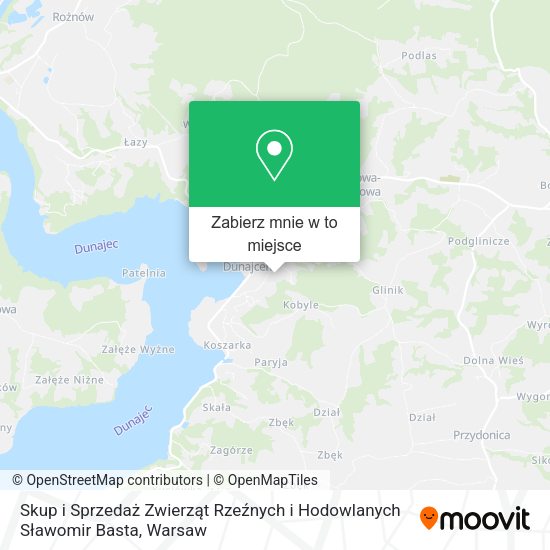 Mapa Skup i Sprzedaż Zwierząt Rzeźnych i Hodowlanych Sławomir Basta