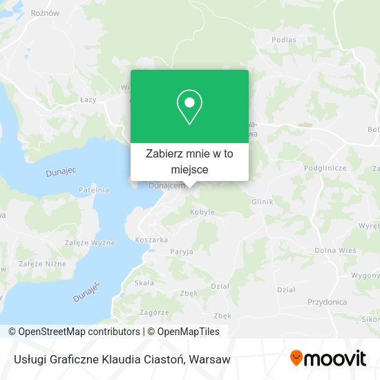 Mapa Usługi Graficzne Klaudia Ciastoń