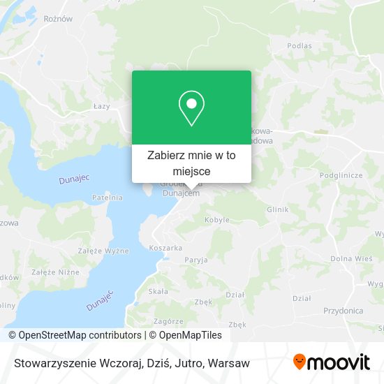 Mapa Stowarzyszenie Wczoraj, Dziś, Jutro