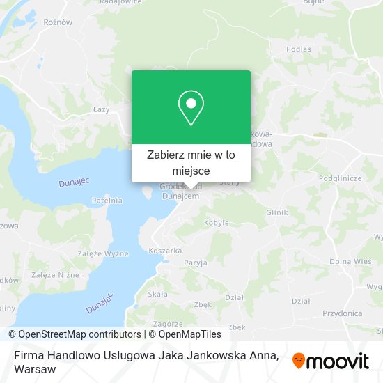 Mapa Firma Handlowo Uslugowa Jaka Jankowska Anna