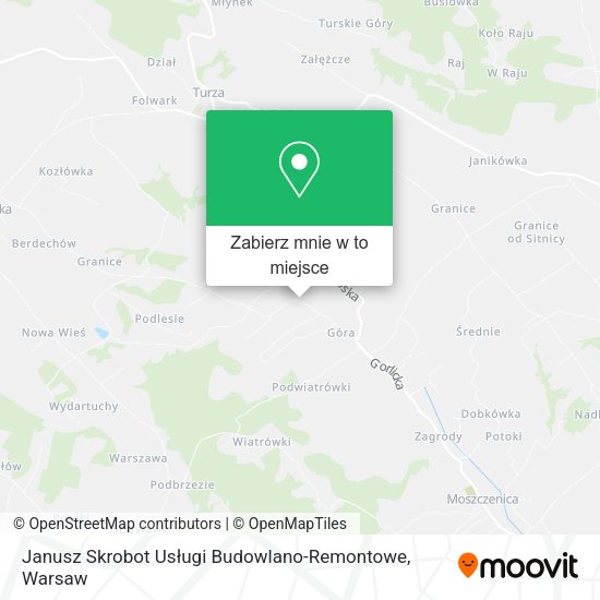 Mapa Janusz Skrobot Usługi Budowlano-Remontowe