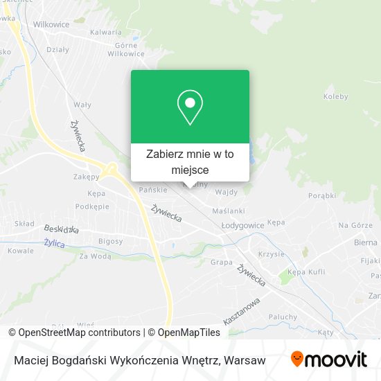 Mapa Maciej Bogdański Wykończenia Wnętrz