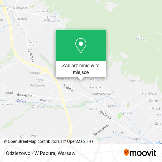 Mapa Odziezowo - W.Pacura