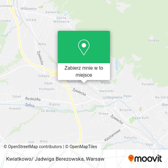 Mapa Kwiatkowo/ Jadwiga Berezowska