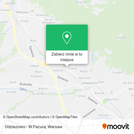 Mapa Odziezowo - W.Pacura