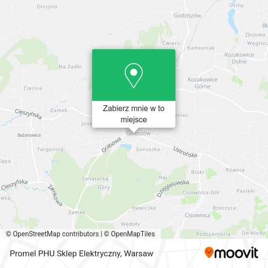 Mapa Promel PHU Sklep Elektryczny