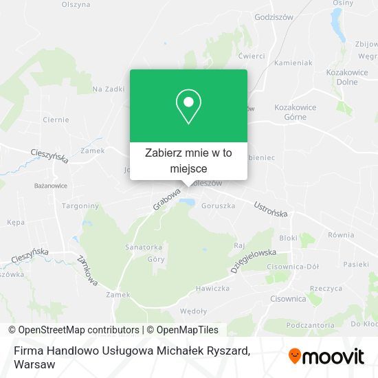 Mapa Firma Handlowo Usługowa Michałek Ryszard