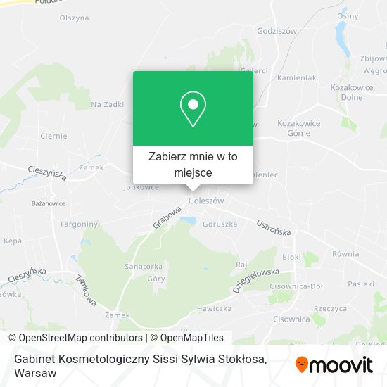 Mapa Gabinet Kosmetologiczny Sissi Sylwia Stokłosa