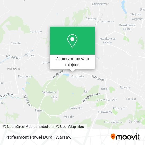 Mapa Profesmont Paweł Duraj