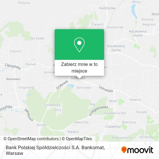 Mapa Bank Polskiej Spółdzielczości S.A. Bankomat