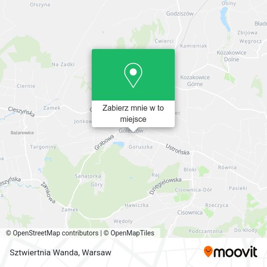 Mapa Sztwiertnia Wanda