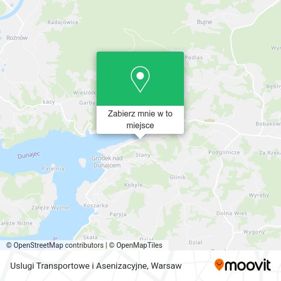 Mapa Uslugi Transportowe i Asenizacyjne