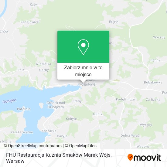 Mapa FHU Restauracja Kuźnia Smaków Marek Wójs