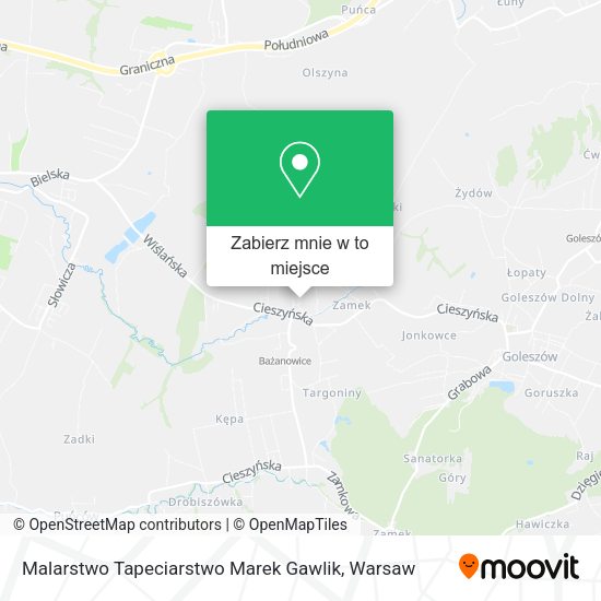 Mapa Malarstwo Tapeciarstwo Marek Gawlik