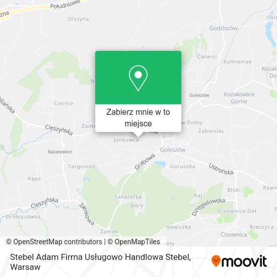 Mapa Stebel Adam Firma Usługowo Handlowa Stebel