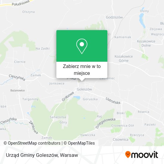 Mapa Urząd Gminy Goleszów