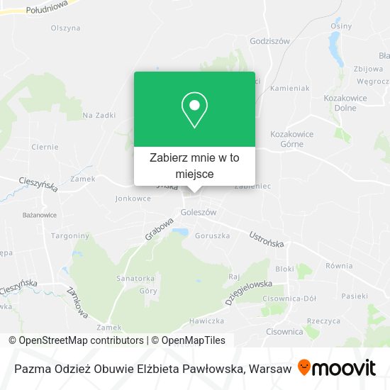 Mapa Pazma Odzież Obuwie Elżbieta Pawłowska