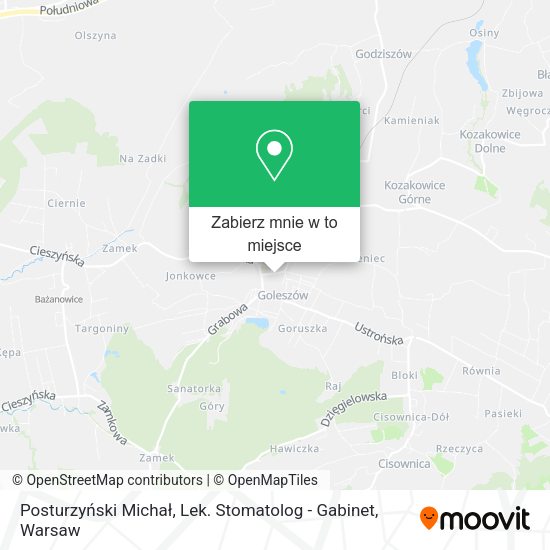 Mapa Posturzyński Michał, Lek. Stomatolog - Gabinet