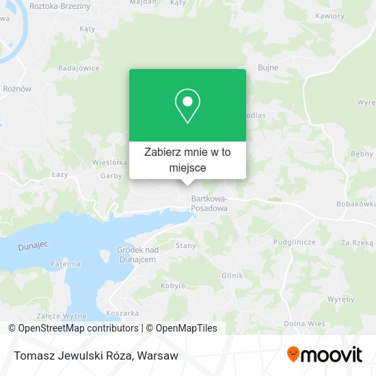 Mapa Tomasz Jewulski Róza