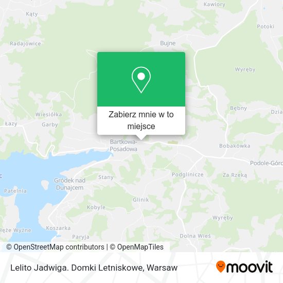 Mapa Lelito Jadwiga. Domki Letniskowe