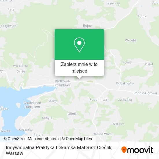 Mapa Indywidualna Praktyka Lekarska Mateusz Cieślik