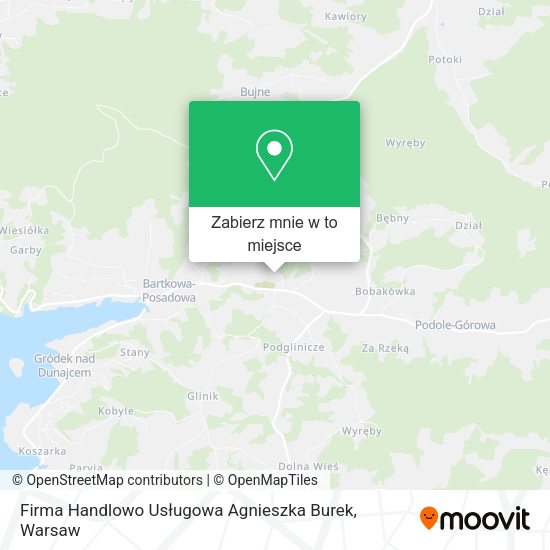 Mapa Firma Handlowo Usługowa Agnieszka Burek