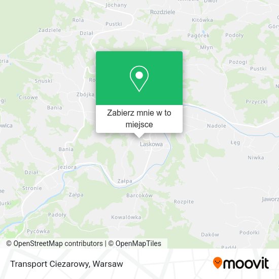 Mapa Transport Ciezarowy