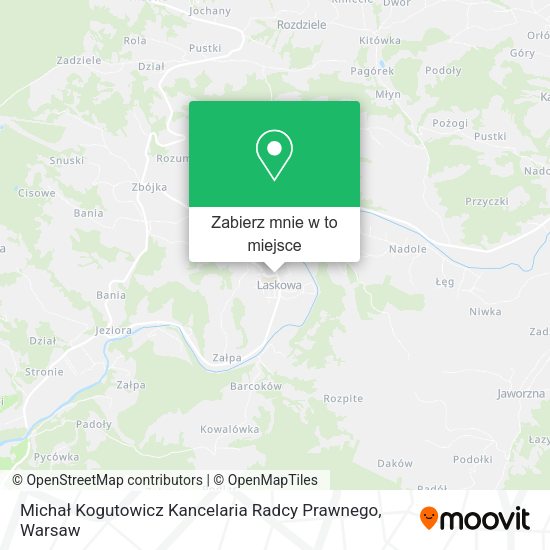 Mapa Michał Kogutowicz Kancelaria Radcy Prawnego