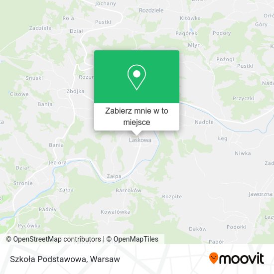 Mapa Szkoła Podstawowa