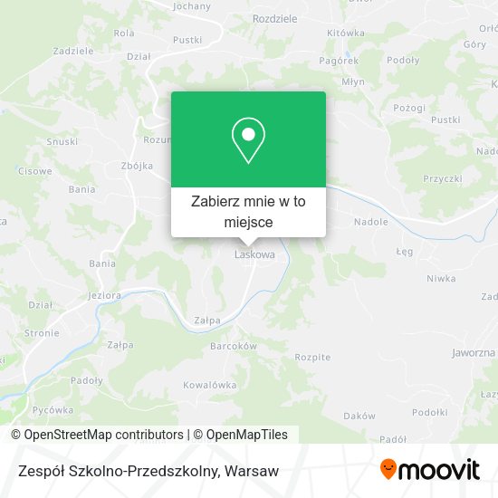 Mapa Zespół Szkolno-Przedszkolny