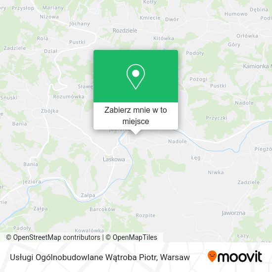 Mapa Usługi Ogólnobudowlane Wątroba Piotr