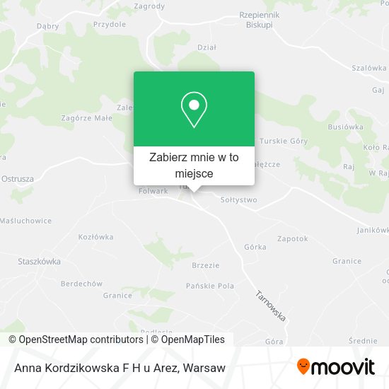 Mapa Anna Kordzikowska F H u Arez