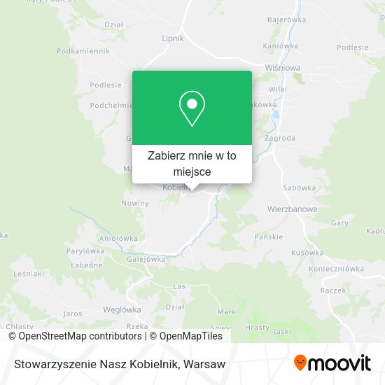 Mapa Stowarzyszenie Nasz Kobielnik