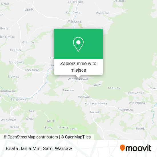 Mapa Beata Jania Mini Sam