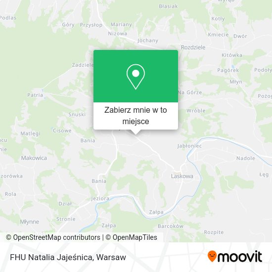 Mapa FHU Natalia Jajeśnica