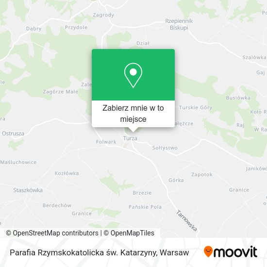 Mapa Parafia Rzymskokatolicka św. Katarzyny