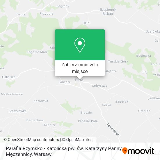 Mapa Parafia Rzymsko - Katolicka pw. św. Katarzyny Panny Męczennicy